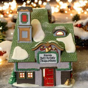 Dept 56 Santa's Bell Repair North Pole Christmas Village Lighted Building - 1996